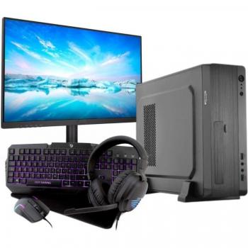 Paquete Completo PC Gaming Racing AMD Ryzen 3 3200G/16GB DDR4/1TB HDD + 256GB SSD + Monitor 24 Full HD + Teclado + Ratón + Alfombrilla + Auriculares