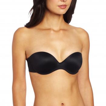 Maidenform Custom Lift Strapless Underwire Bra Black 36B Women's