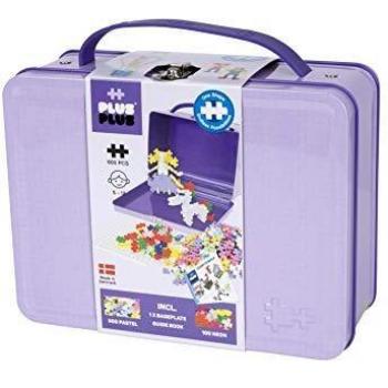 Plus-Plus - Caja Metálica Pastel 600 Piezas (7003) - Bloques de Construcción