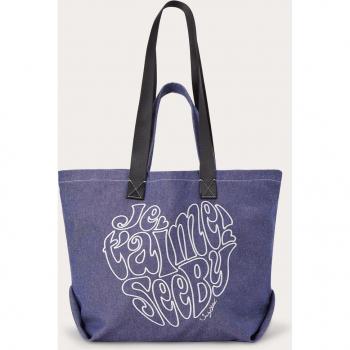 Bolso shopping Je T'aime - Azul Marino Talla Os