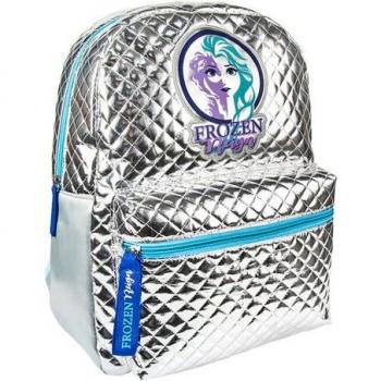 Mochila Escolar Frozen 2 Plateada de 40 cm