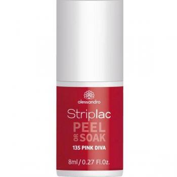 Alessandro Striplac Peel Or Soak Lacas de uñas 8 ml 135 - PINK DIVA Vegan No. 135 Diva Rosa