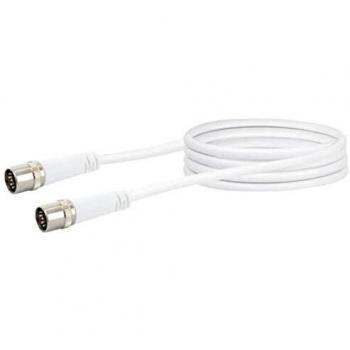 Cable Coaxial Schwaiger F-Quick Macho-Macho 1,5 m, 10 dB, Antena y Telefonía