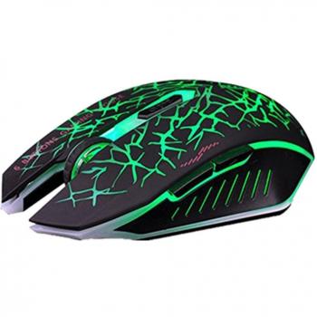 zolimx 2.4GHz inalámbrico 7 recargable 2400DPI 6 botones Optical USB Gaming ratón