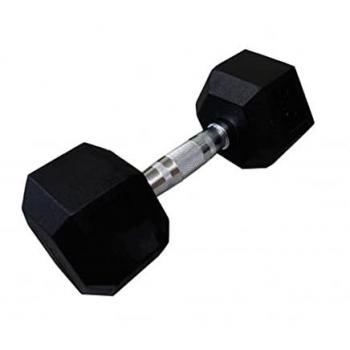 Mancuerna Hexagonal Softee Negra 30 kg Unisex