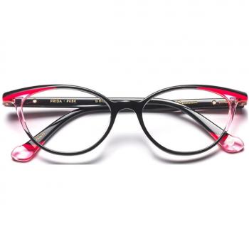 Etnia Barcelona FRIDA PKBK Armazones y Lentes Recetados para Mujer Negros