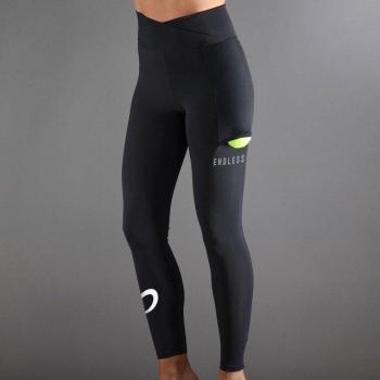 Mallas Cruzadas con Bolsillos para Mujer Negros - Talla XL