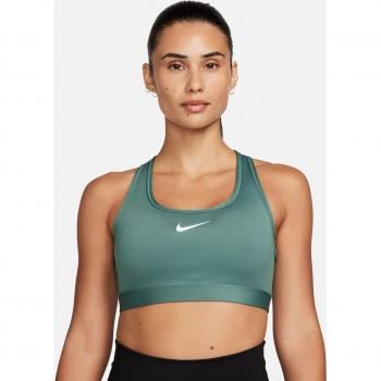 Sujetador Deportivo Nike Swoosh Medium Support Mujeres Verde Oscuro - Talla S