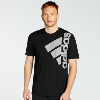 Camiseta de Manga Corta Hombre Adidas Big Badge Negro