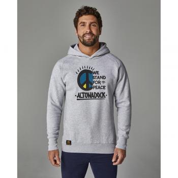 Sudadera Altona Dock Moda Urbana Gris Claro Hombre