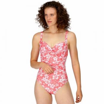 Traje de Baño Regatta 'Sakari' Control de Abdomen para Mujer, Color Rosa y Blanco, Talla 12 - Oferta