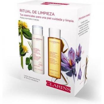Clarins Ritual de Limpieza Facial Leche Desmaquillante Lote 2 piezas