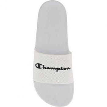 Chanclas Champion Blancas con Logo y Letras