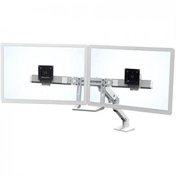 Ergotron HX Dual Monitor Desk Mount White 29.2 cm Lifting Capacity up to 81.3 cm Inches 2.3 mm – 7.9 kg VESA 75 x 75 100 x 100 mm