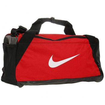 Nike Nk Brsla S Duff Bolsa de Deporte, Hombre, Rojo