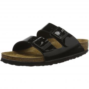 Birkenstock Arizona Birko-Flor Patent Women's Sandals - Black - UK4.5 EU37 US6/6.5 Narrow