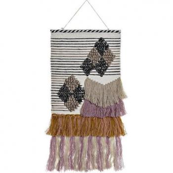 Decoración Colgante DKD Home Decor Jute Algodón Lana (46 x 2 x 110 cm)