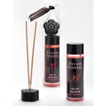 Extase Sensuel Aceite de Masaje Efecto Extra Fresh Sabor Fresa 100ml