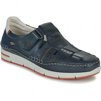 Sandalias de Hombre Fluchos F1444 de Piel Marino, Planas, con Velcro, Casual - Outlet 2024