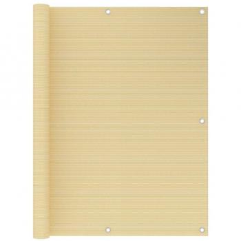 Toldo para balcón HDPE beige 120x400 cm