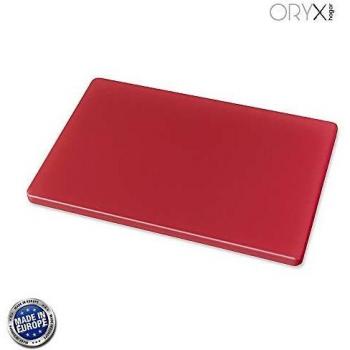 Tabla Cortar Polietileno 35x25x1,5 cm. Color Rojo