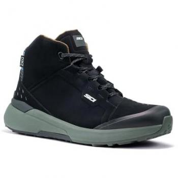 Botas de moto Sidi Nucleus Suede WP impermeables Negro Verde 44