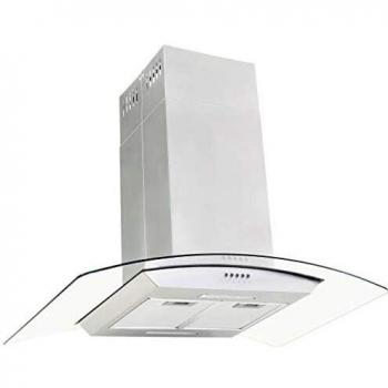 Campana extractora de techo 90 cm acero inoxidable 756 m³h LED