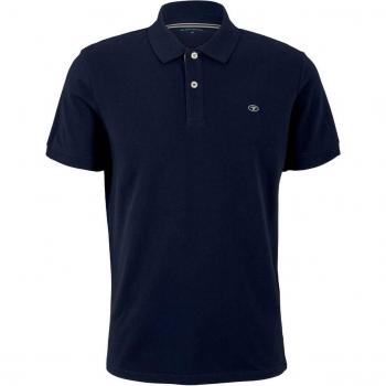 Polo de hombre de manga corta cuello clásico contraste