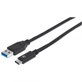 Manhattan USB-C to USB-A Cable, 1 m, Male to Male, 10 Gbps
