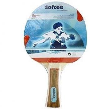 Softee P100 Raqueta Tenis de Mesa, Unisex, Rojo, L