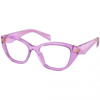 Prada PR 21ZV 13R1O1 Women's Eyeglasses Cat Eye Purple Size 51 - Frame Only, Blue Light Block Available