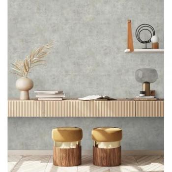 Papel Pintado Vinílico Lavable Efecto Microcemento Textura Áspera Mineral Shade 682763 - Rollo 10 m x 0,53 m
