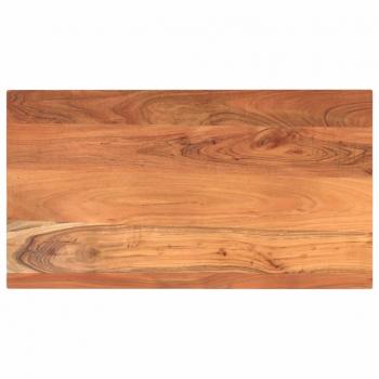 Mesa Rectangular de Madera Maciza de Acacia 110x60x3,8 cm