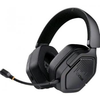 Auriculares Gaming Trust GXT 493 Carus Inalámbricos y Con Cable, Bluetooth, Negro