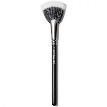 MAC 184 Synthetic Duo Fiber Fan Brush - Professional Makeup Tool for Powder Application