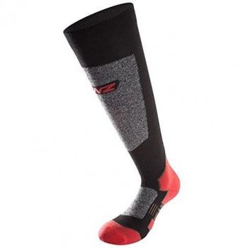 Lenz Skiing 5.0 Schwarz Rot Wintersportsocken, 116-10, Größe 39 - 41