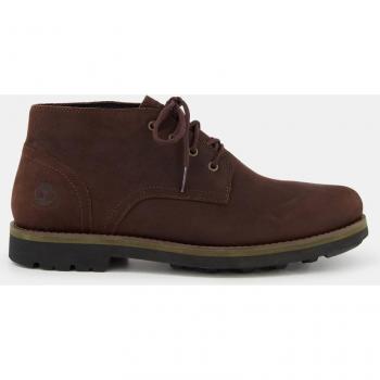 Botines de hombre Timberland marrón oscuro impermeables con suela de goma