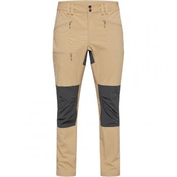 Pantalón largo de hombre Haglöfs Mid Slim beige negro - Talla 48