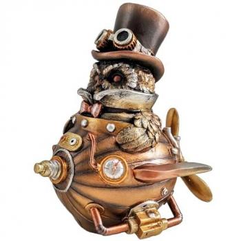 Figura de Búho Marrón Origen Home Decor - 14x12x13 cm