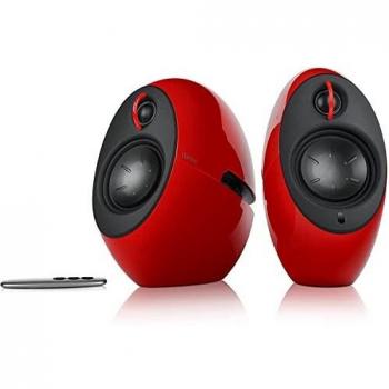 Edifier E25 Red - Sistema de Audio 2.0 con Bluetooth, Rojo