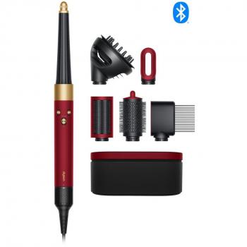 Dyson Airwrap i.d.™ Multi-estilizador y secador de pelo Rizado + Muy Rizado (Rojo Terciopelo/Dorado)
