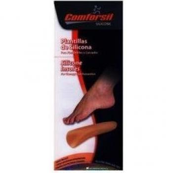 Plantillas de silicona para pies cansados Talla S, 2 Unidades