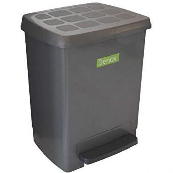 Contenedor con pedal Pedalbin cuadrado de 26 litros F24150 CLASSIC (2 uds) DENOX-FAMESA
