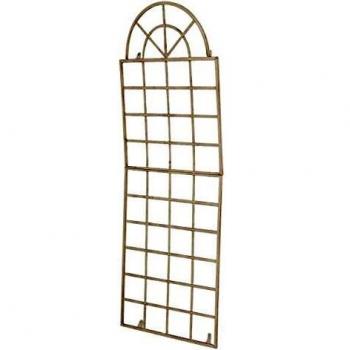 Reja para Plantas Trepadoras en Metal Crema Antiguo