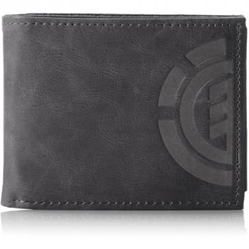 Element W5LWA3 - Porte-monnaie de Cuero Hombre, Color Negro, Talla 1x7x9 cm