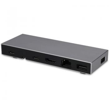 Adaptador USB-C Dock 6 Puertos 4K para Macbook Air/Pro M1/M2 - Gris Espacial
