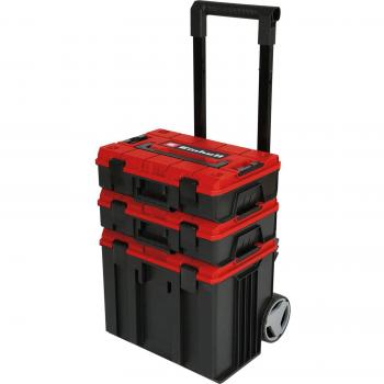 Einhell Stackable E-Case Tower Tool Box Set with Wheeled Trolley