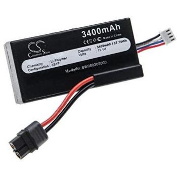 Batería de reemplazo vhbw para Parrot PF070250 - 3400 mAh, 11.1 V, Li-Poli para dron y cuadricóptero