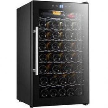 Vinoteca Svan SVN5100S de 85 cm con capacidad para 51 botellas y display LED táctil - Negro