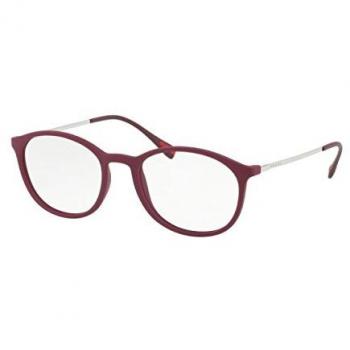 Prada Linea Rossa 0PS 04HV, Monturas de Gafas para Hombre, Bordeaux Rubber, 53